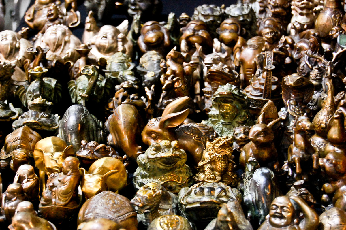 Brass figurines